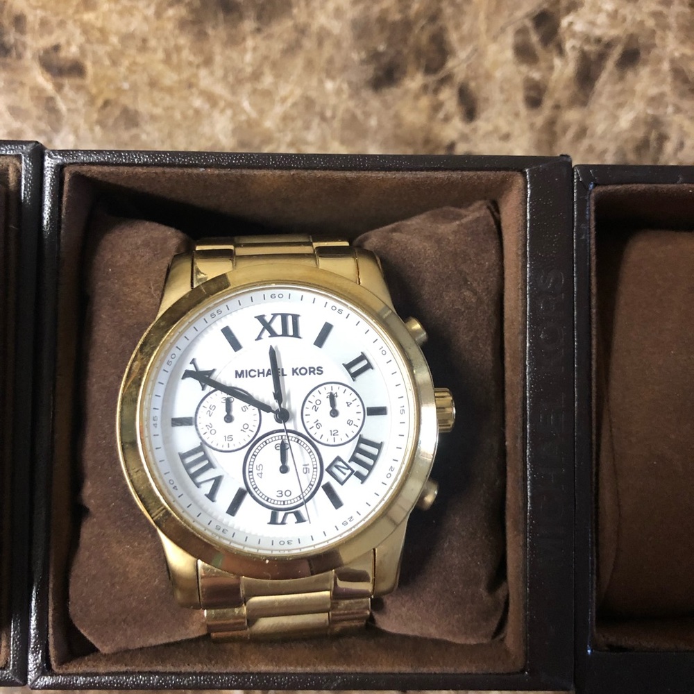 Gold Michael kors watch
